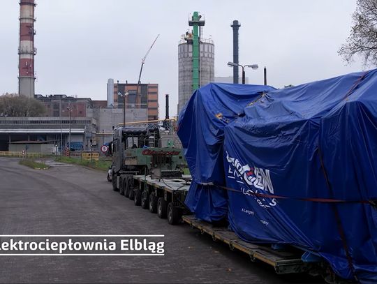Silniki gazowe dotarły do Elektrociepłowni Elbląg