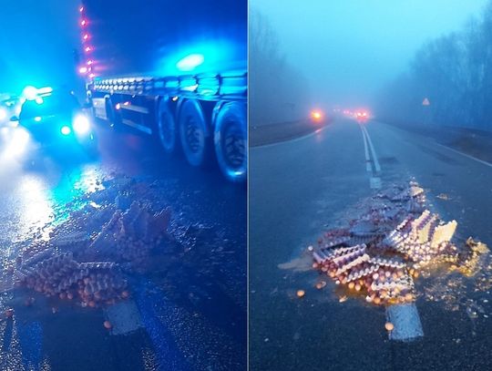 Ślisko na drodze i rozbite jajka Ślisko na drodze i rozbite jajka