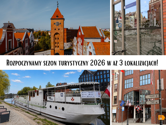 Startujemy z nowym sezonem turystycznym 2026 w Elblągu