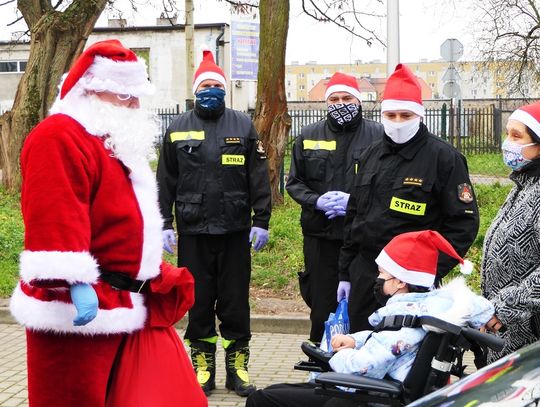 Strażacki mikołaj pamiętał o elblążankach