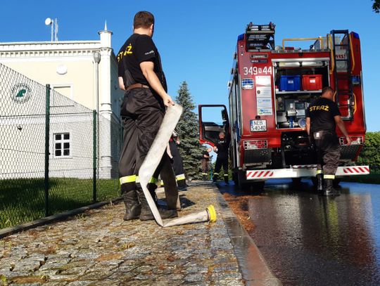 Strażacy ćwiczyli w Bażantarni