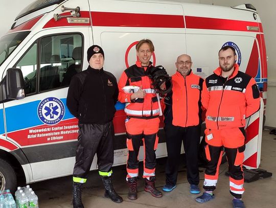 Strażacy na ratunek elbląskim ratownikom