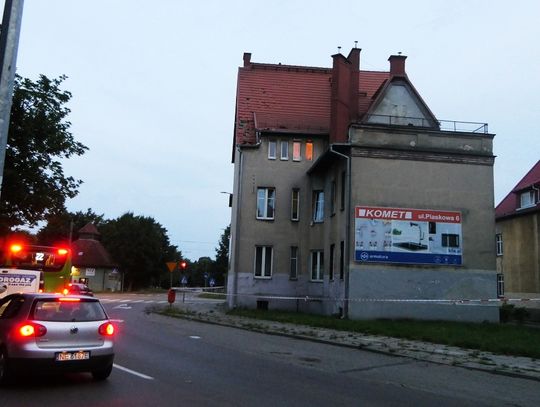 Strażacy walczą ze  skutkami silnego wiatru