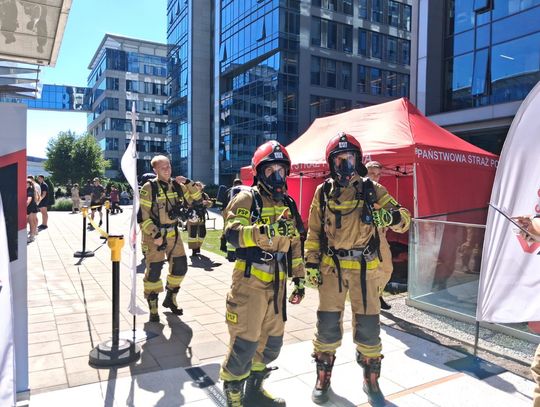 Strażacy z Elbląga pokonali 34 piętra