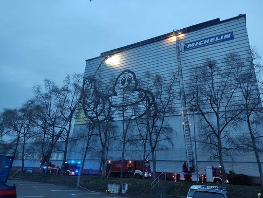 Strażacy z Elbląga pomogli w gaszeniu pożaru w Olsztynie