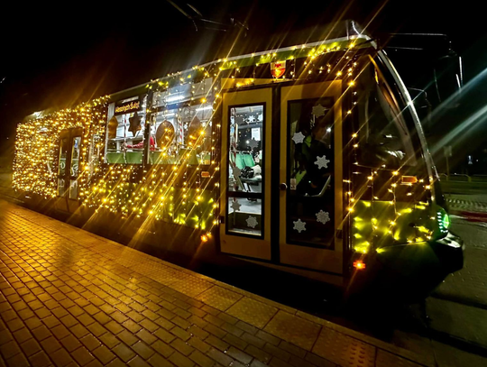 Świąteczny tramwaj wraca na elbląskie tory. Start już jutro!