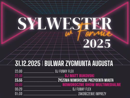 Sylwester w Formie – powitaj Nowy Rok w Elblągu!