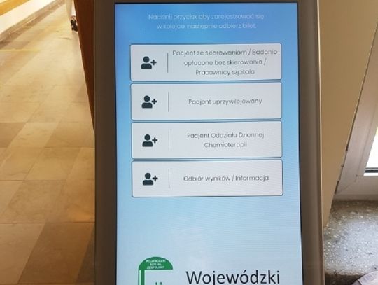 System kolejkowy w Wojewódzkim Szpitalu Zespolonym w Elblągu