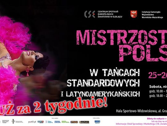 Taneczna rywalizacja już za dwa tygodnie w Elblągu Taneczna rywalizacja już za dwa tygodnie w Elblągu