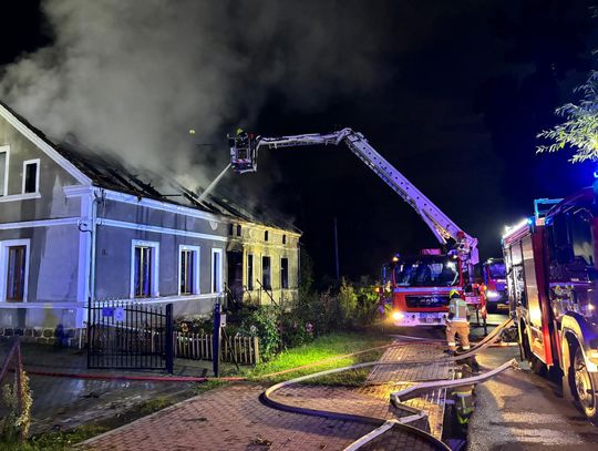 Tragiczny pożar na terenie gminy Pasłęk