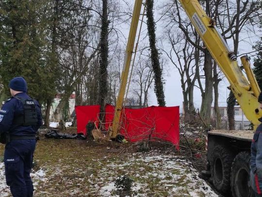 Tragiczny wypadek na cmentarzu