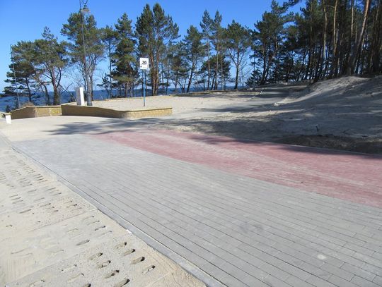 Trasa rowerowa od Przebrna do Krynicy Morskiej i promenada