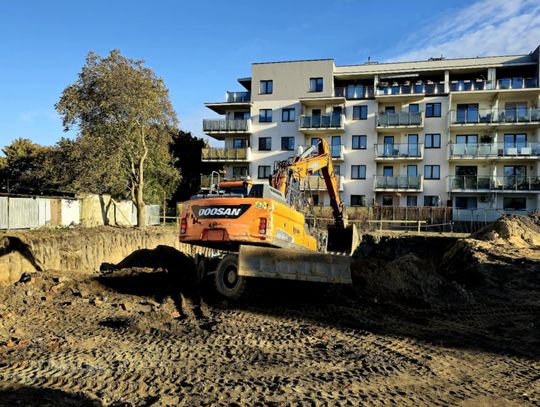 Trwa budowa drugiego budynku osiedla, które powstaje na al. Grunwaldzkiej