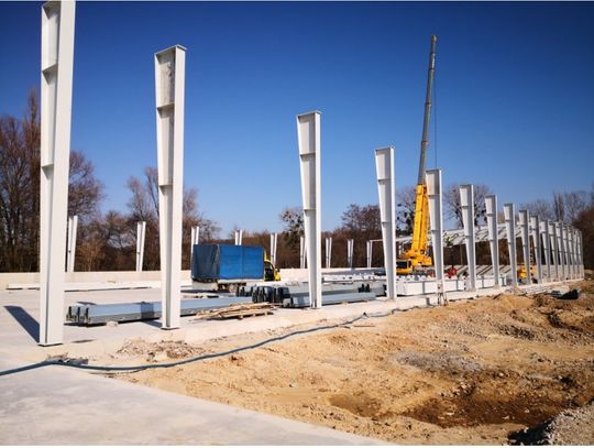 Trwają prace przy przebudowie oczyszczalni ścieków w Elblągu