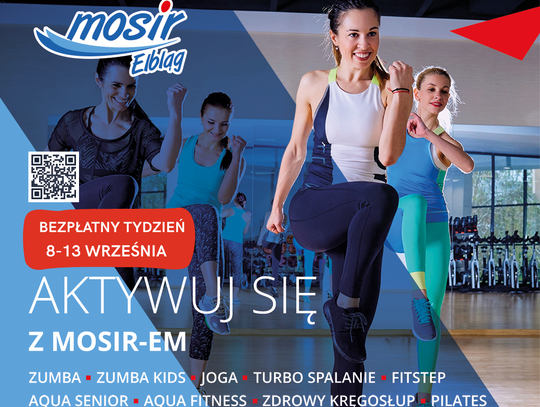 Tydzień zajęć za 0 zł! Poznaj harmonogram „Aktywuj się z MOSiR-em”
