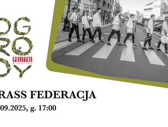 Uliczna parada z Brass Federacją podczas Ogrodów POLITYKI Uliczna parada z Brass Federacją podczas Ogrodów POLITYKI