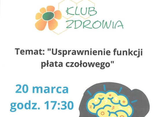 Usprawnienie funkcji płata czołowego - Klub Zdrowia