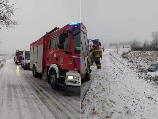 Uwaga kierowcy. Na drogach bardzo ślisko