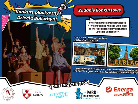 Uwaga młodzi artyści - konkurs plastyczny w elbląskim teatrze!