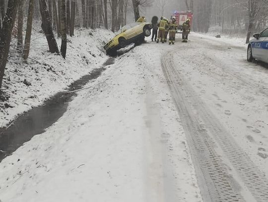 Uwaga - trudne warunki. Wypadek w Zastawnie