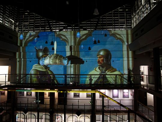 Video mapping i multimedialna wystawa o średniowieczu [ZDJĘCIA]