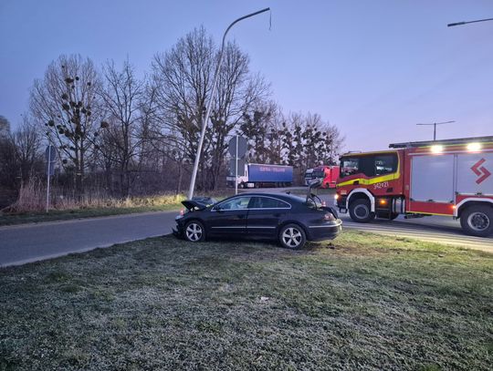 Volkswagenem przeniósł słup