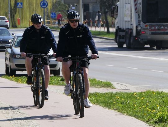 W Elblągu ruszyły policyjne patrole rowerowe