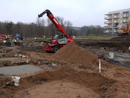 W Elblągu trwa budowa hali [WIDEO]