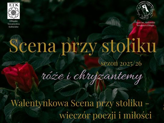 Walentynki inne niż wszystkie – wieczór poezji i miłości w elbląskim teatrze