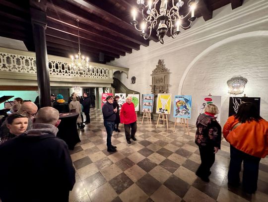 Wernisaż prac Janusza Kozaka w Kamieniczkach Elbląskich [GALERIA ZDJEĆ]