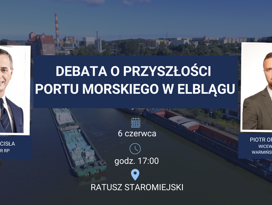 Weź udział w debacie o przyszłości elbląskiego portu