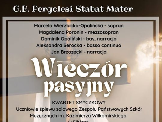 Wieczór pasyjny w Szkole Muzycznej