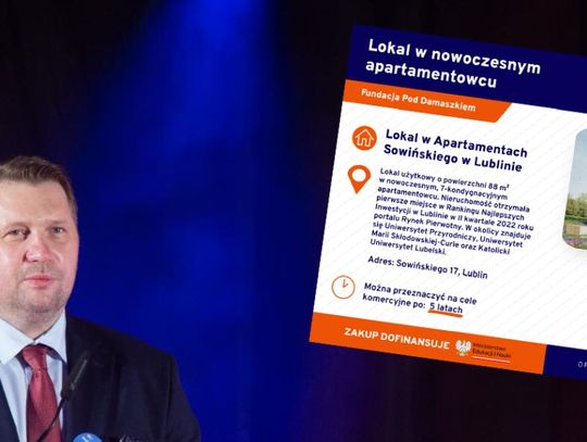 Willa plus. Fundacje, które lubi minister Czarnek dostają domy i mieszkania