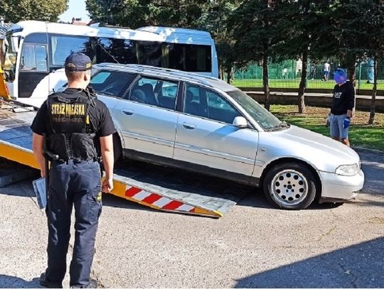 Właściciel tego audi nie posłuchał Straży Miejskiej