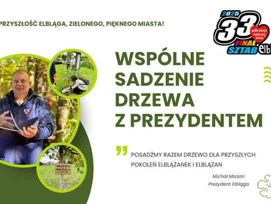 Wśród WOŚP-owych aukcji wspólne sadzenie drzewa z prezydentem