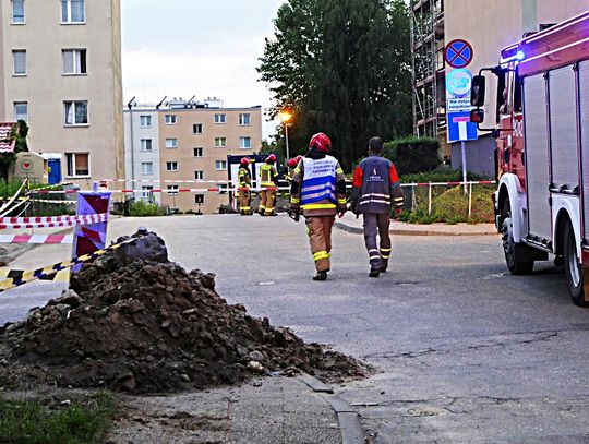 Wyciek gazu na Płk. Dąbka