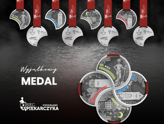 Wyjątkowy medal XVII edycji Biegu Piekarczyka