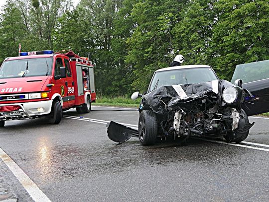 Wypadek 3 pojazdów. Trasa Elbląg-Malbork zablokowana