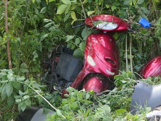 Wypadek ciężarówki ze skuterem. Lekarze walczą o życie mężczyzny