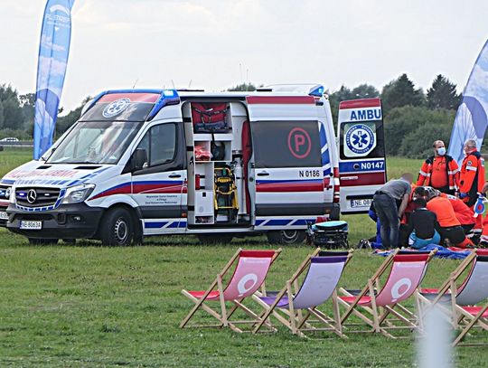 Wypadek na elbląskim lotnisku