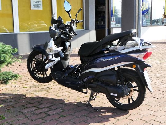 Wypadek na Płk. Dąbka. Motocyklista trafił do szpitala