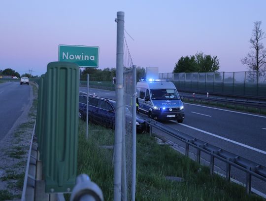 Wypadek na S7. Nieprzytomny mężczyzna zabrany do szpitala
