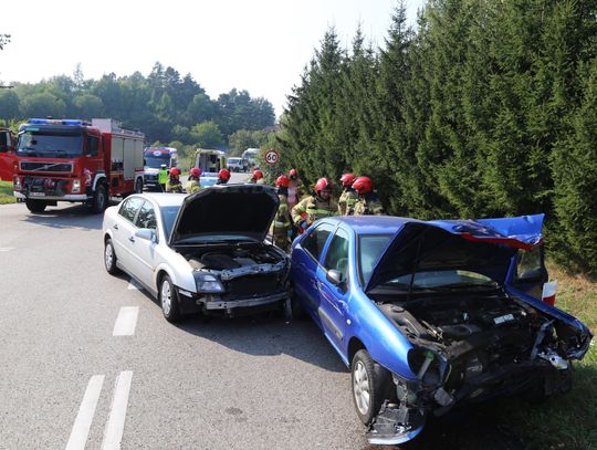 Wypadek na skrzyżowaniu Łęcze-Suchacz