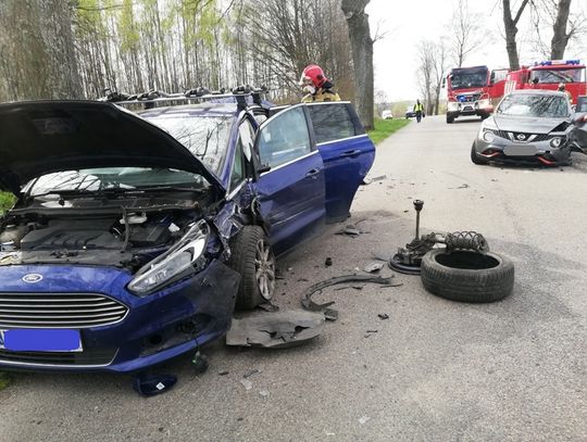 Wypadek w miejscowości Płoskinia