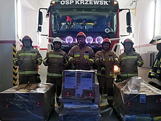 Z Krzewska do Nowej Białej. Strażacy wysłali dary dla rodaków z południa Polski