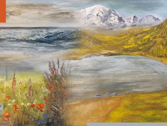 „Z tęsknoty za latem – pejzaże olejne na płótnie” – wystawa malarska Kazimierza Stanisława Brejnaka w Kostce