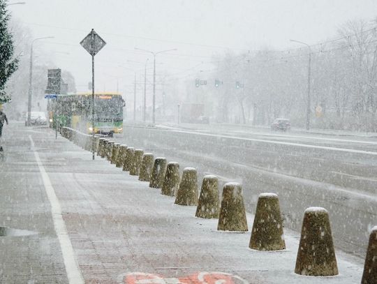 Zamiecie śnieżne w Elblągu. Synoptycy ostrzegają