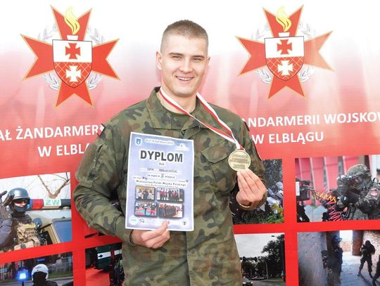 Żandarm z Elbląga na podium!