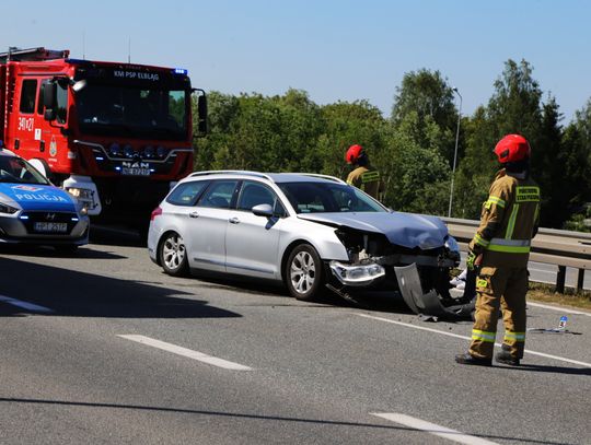 Zderzenie na S7. Sprawcą 82-letnia kobieta