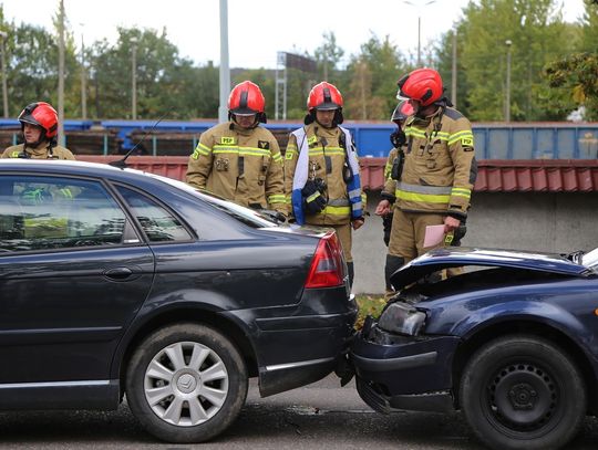 Zderzenie pojazdów na al. Grunwaldzkiej